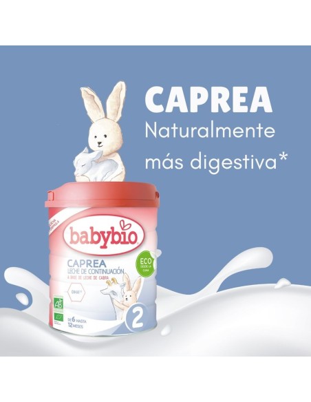 Oferta Leche de cabra BabyBio Caprea 1 (Desde 0 hasta 6 meses) 800gr.