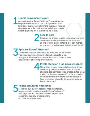 Ingredientes clave de Aftersun Ecran: Aloe Vera y Vitamina E