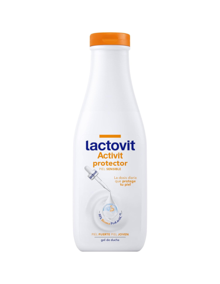 lactovit-gel-bano-protector-activit-550ml-1.jpg – Vista frontal del Gel de Baño Protector Activit Lactovit 550 ml.