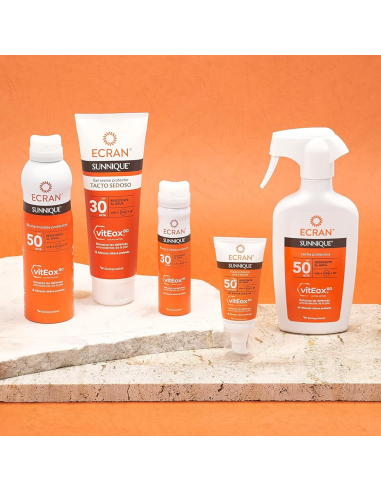 Envase reciclable de la leche solar Ecran Sunnique 270 ml