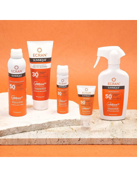 Envase reciclable de la leche solar Ecran Sunnique 270 ml