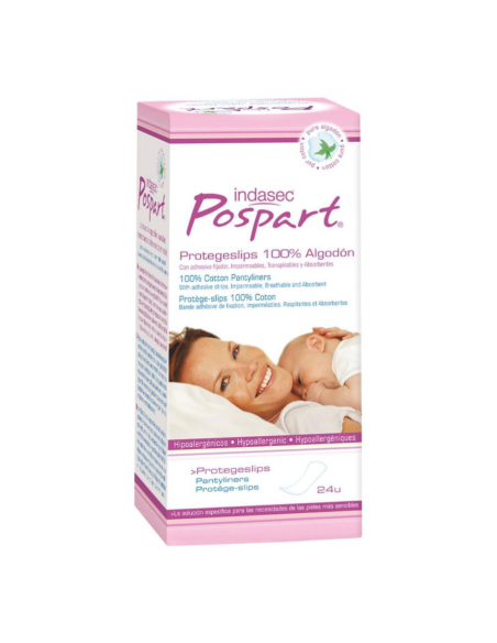 Oferta Salvaslip de algodón posparto (24 uds) - Indas