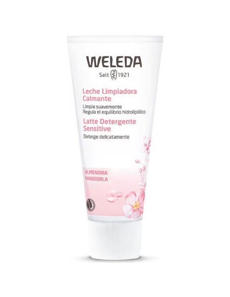 almendra-leche-limpiadora-calmante-weleda-1.jpg – Vista frontal del envase.