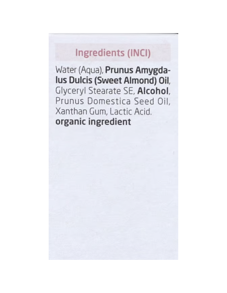 almendra-leche-limpiadora-calmante-weleda-3.jpg – Detalle de ingredientes naturales.