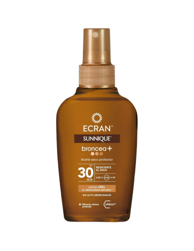 Aceite Protector Solar SPF30 100 ml – Ecran Sunnique Broncea