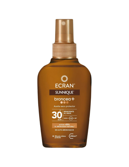 Aceite Protector Solar SPF30 100 ml – Ecran Sunnique Broncea