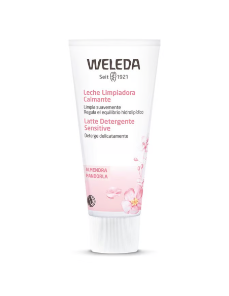 pack-leche-limpiadora-crema-facial-weleda-2.jpg – Detalle de los dos productos.