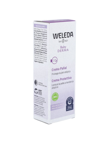 crema-panal-malva-blanca-weleda-2.jpg – Textura protectora y cremosa.
