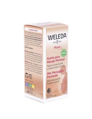 Compra Aceite para Masaje Perineal - WELEDA |Nappy
