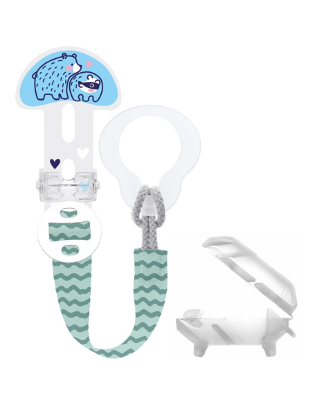 Sujeta Chupete Clip It! & Cover Mam Baby