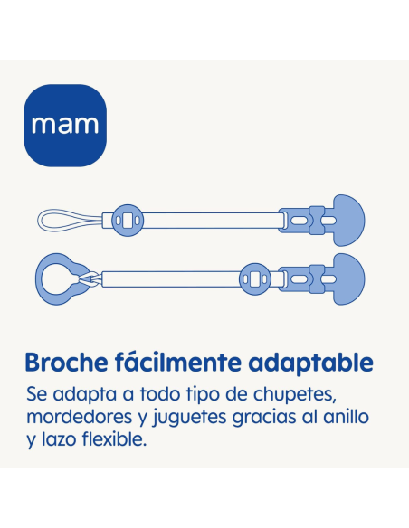 Sujeta Chupete Clip It! & Cover Mam Baby
