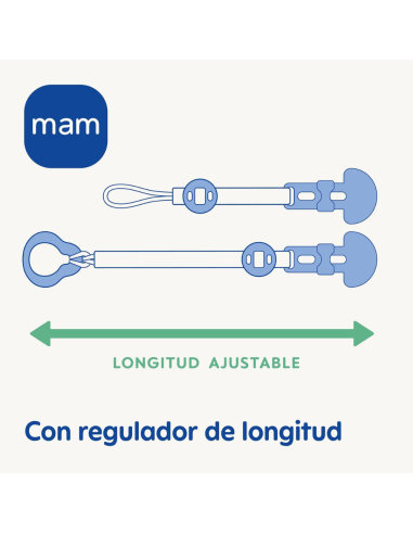Sujeta Chupete Clip It! & Cover Mam Baby