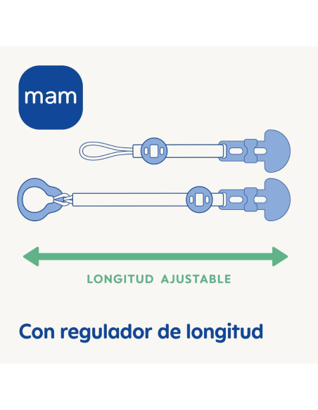 Sujeta Chupete Clip It! & Cover Mam Baby