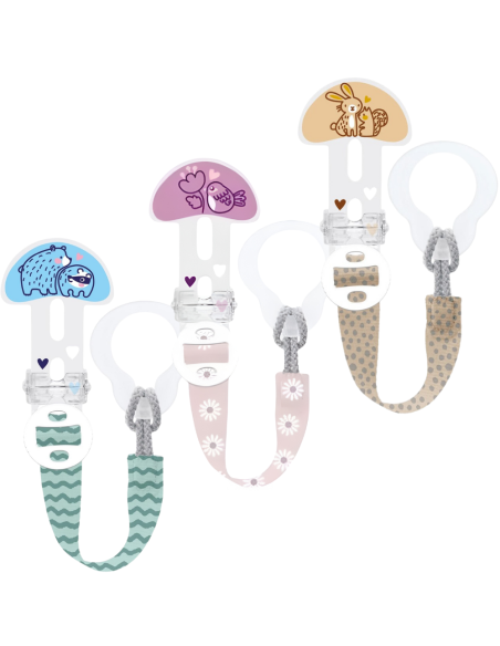 Sujeta Chupete Clip It! & Cover Mam Baby