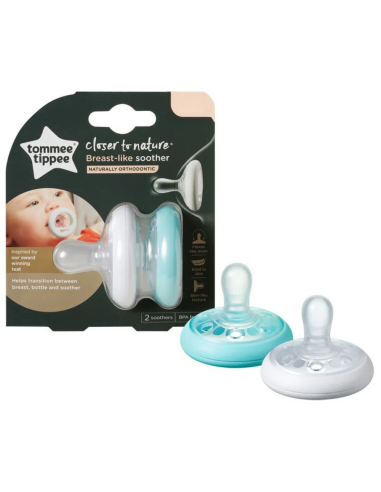 Comprar chupetes en forma de pecho 6-18 meses  2UDS- Tommee Tippee