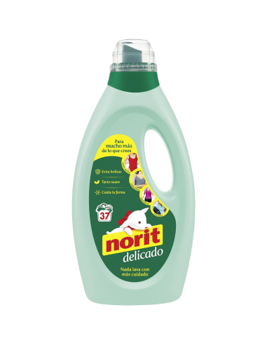 Detergente Líquido Delicado a Máquina 1125 ml Norit