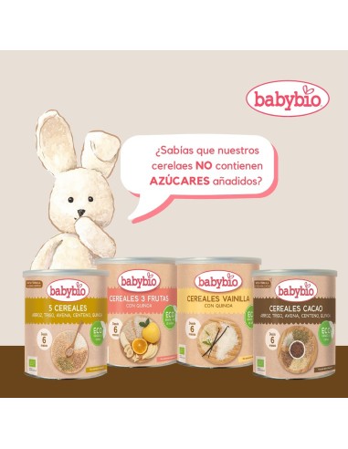 Compra ahora Cereales [ Vainilla & Quinoa] 220 g babybio - Nappy.es
