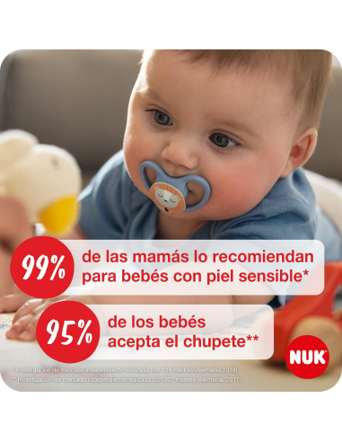 Pack chupetes Disney Mickey Mouse 6-18M NUK