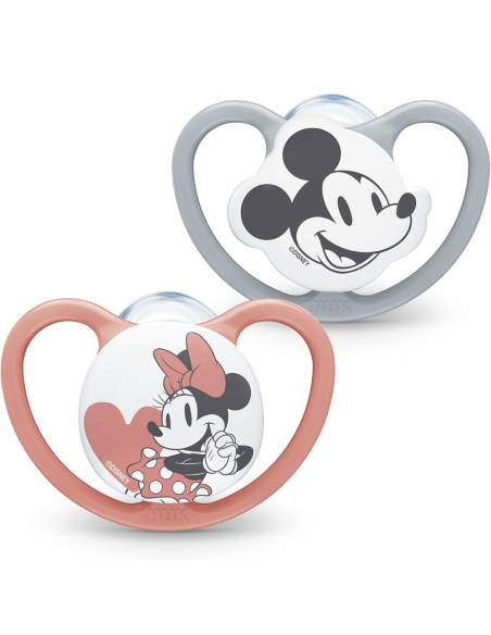 Pack chupetes Disney Mickey Mouse 6-18M NUK