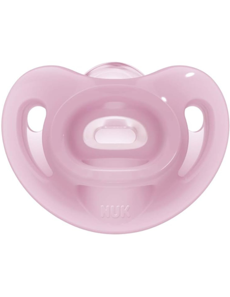 Pack de chupetes Sensitive lila y rosa 6-18M NUK