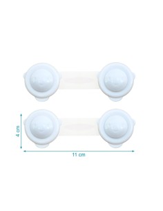 Oferta Cierres de seguridad multiusos 12cm 2uds. Kiokids 2