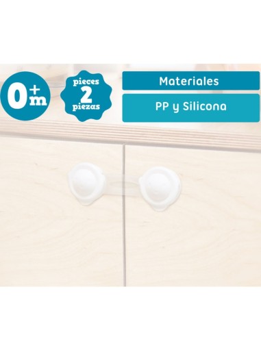 Oferta Cierres de seguridad multiusos 12cm 2uds. Kiokids
