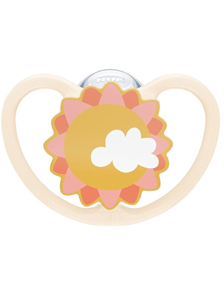 Chupete Space Zebra/Sol Silicona pack 2 uds (6-18M) NUK
