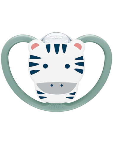 Chupete Space Zebra/Sol Silicona pack 2 uds (6-18M) NUK