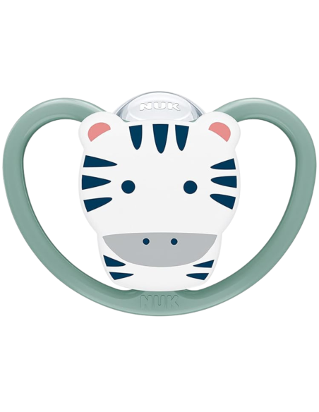 Chupete Space Zebra/Sol Silicona pack 2 uds (6-18M) NUK