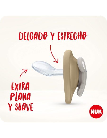 Chupete Space Zebra/Sol Silicona pack 2 uds (6-18M) NUK