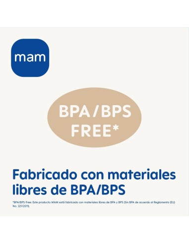 Biberón de cristal neutro 90ml Mam Baby