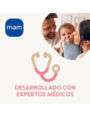 Biberón Anti-Cólicos color azul 320ml Mam Baby