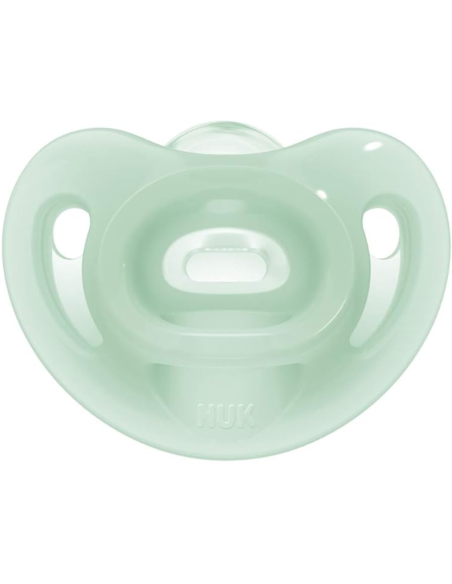 Pack de chupetes sensitive 6-18M azul y verde NUK