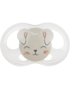 Pack de chupetes Soft Touch Osa y Conejo 0-6M Tigex 2