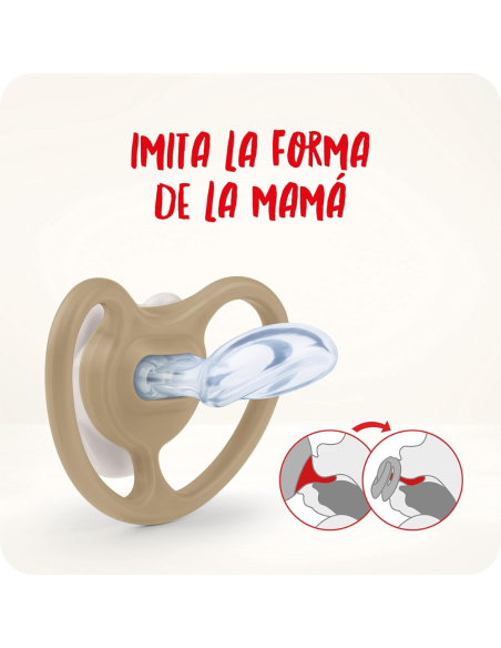 Chupete Space Zorro/Arcoíris Silicona pack 2 uds (0-6M) NUK