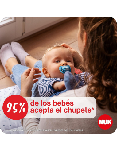 Chupete Signature de Silicona pack 2 uds (0-6M) NUK