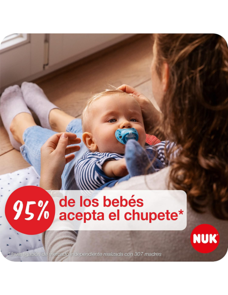 Chupete Signature de Silicona pack 2 uds (0-6M) NUK