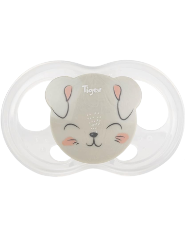 Pack de chupetes Soft Touch Osa y Conejo 6-18M Tigex