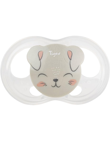 Pack de chupetes Soft Touch Osa y Conejo 6-18M Tigex