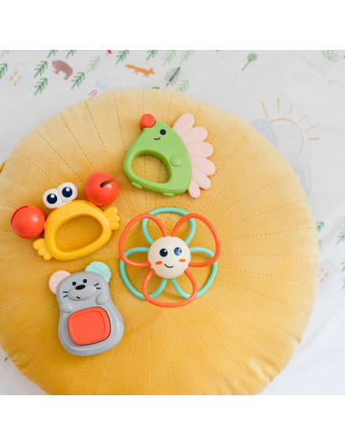 Mordedor con botón Ratoncito Canpol Babies