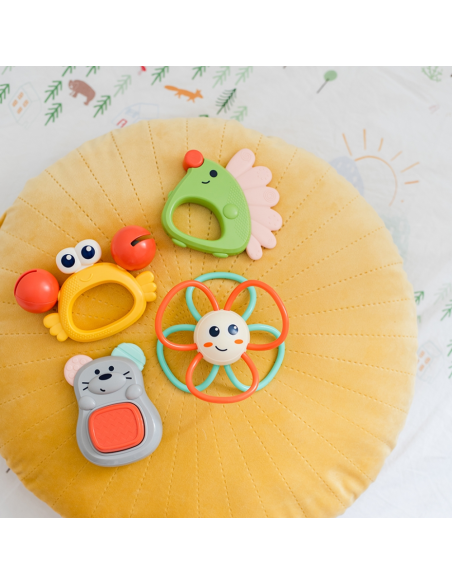 Mordedor con botón Ratoncito Canpol Babies