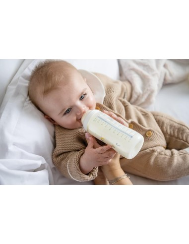 Biberón Transition+ silicona 150ml 0-6M Tigex