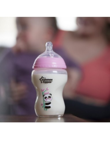 Comprar Biberón de cristal rosa Closer nature 250 ml - Tommee Tippee