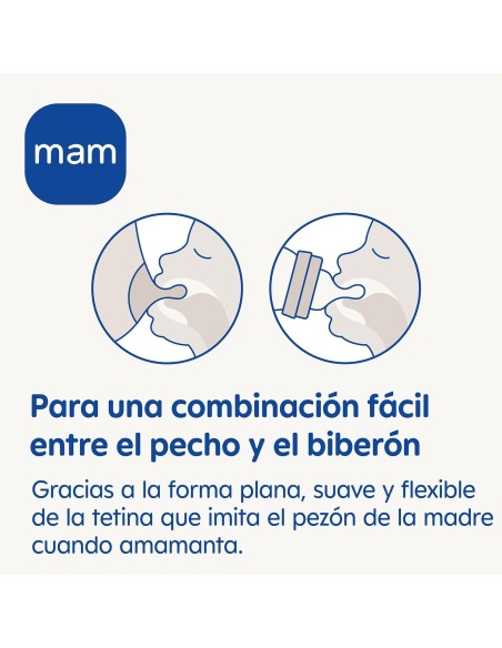 Tetina silicona nº2 (2 unidades) +2M mam baby