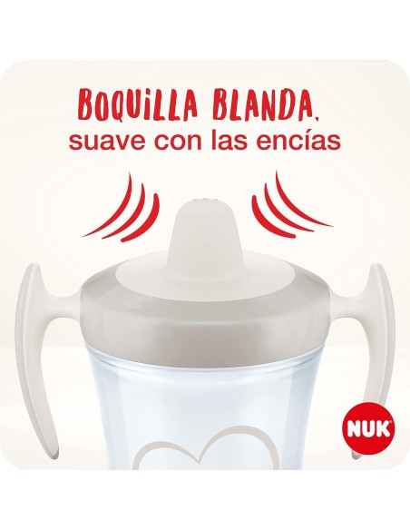 Taza de entrenamiento color turquesa 6M+ 230ml NUK