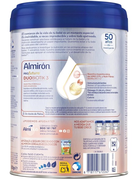 almiron-profutura-duobiotik-3-800g-2.jpg – Detalle del logo Profutura Duobiotik.