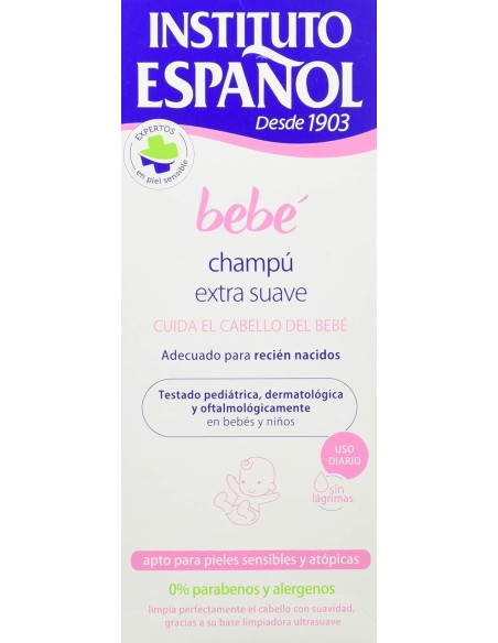 Champú extra suave línea bebé 300ml. Instituto Español