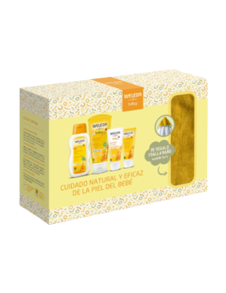 Set Bienvenido Bebé + toalla de regalo | Weleda - Nappy.es