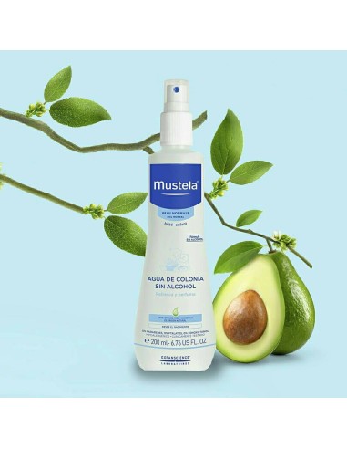 Colonia bebe sin alcohol (200ml) | Mustela - Nappy.es