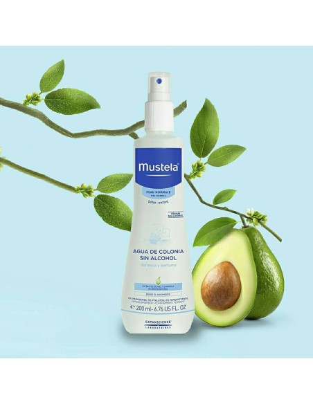 Colonia bebe sin alcohol (200ml) | Mustela - Nappy.es